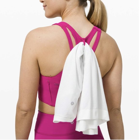 Lululemon Stash It Bra *Medium Support, B/C Cup Ripened Raspberry Pink Size 4 - Picture 2 of 11